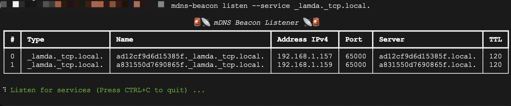 mdns-beacon